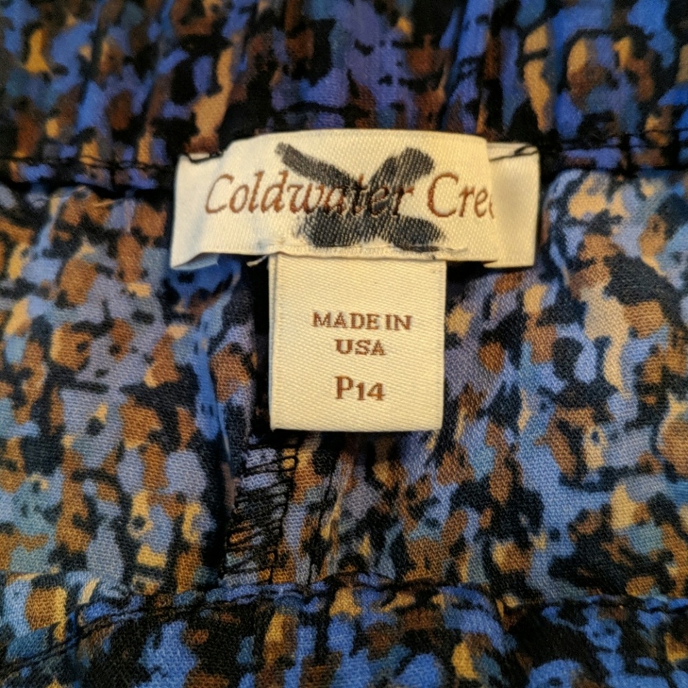 Coldwater Creek Light Weight Slacks Size P14 NWOT - Picture 3 of 8